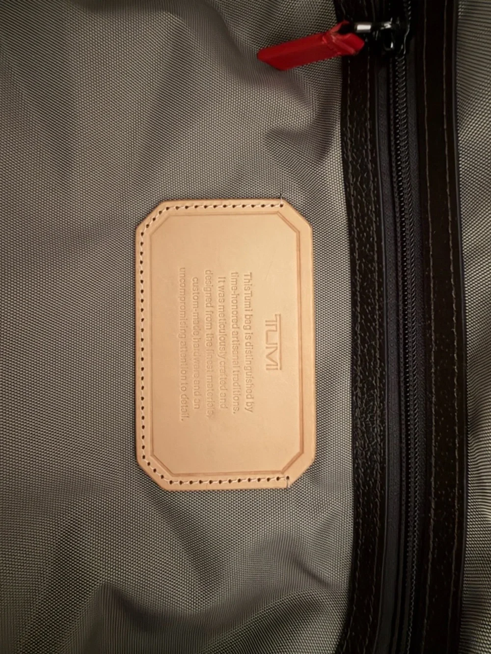 Tumi Astor San Remo Men's Duffle Bag In Earl Gray Brown. Perfect condition.